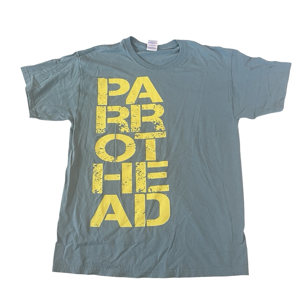 Parrothead Jimmy Buffet Size L T-Shirt Teal Summerzcool Tour 2009 Concert Tee